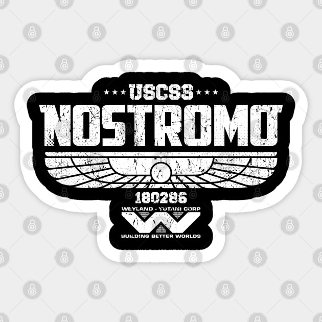 NOSTROMO - Weyland Yutani Corp Sticker by trev4000